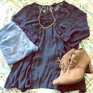 Women’s New Directions Crocheted Blouse